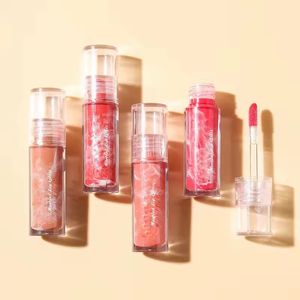 MLM Wholesale Long Lasting Moisturizing Vegan Liquid <b>Lip</b> Gloss Marble Grain Packaging Six Colors <b>Lip</b> Glaze liquid <b>lip</b> gloss - Product Image 5