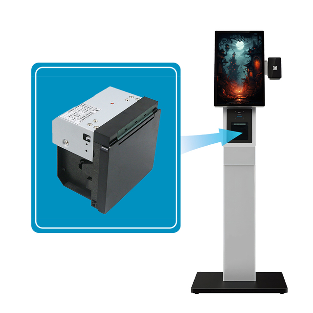 80mm Kiosk Thermal Receipt Panel Printer with Eletronic Locking System Auto Cutting Thermal Receipt Printer for Vending Machine