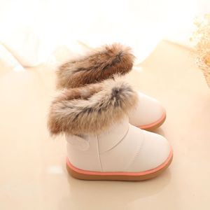 <span class=keywords><strong>Botas</strong></span> de nieve de invierno versión coreana piel de conejo inocente de fondo suave para niñas y bebés <span class=keywords><strong>pelo</strong></span> de pequeña generación al por mayor - Product Image 4