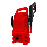 Nettoyeur haute pression électrique Hannuowei BXJG 1800W rouge pour lavage automatique des voitures, des sols et usage agricole