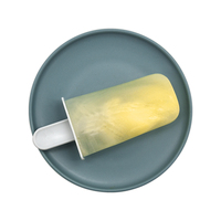 Moule à sucettes glacées en silicone de qualité alimentaire sans BPA, antiadhésif, 6 pièces, réutilisable, facile à démouler, avec bâtonnets pour enfants