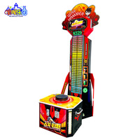 Machine de jeu de force à marteau géant, jeu d'arcade à pousse-monnaie pour parcs d'attractions commerciaux et centres commerciaux