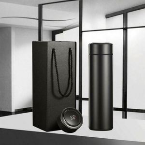 Corporate <b>Box</b> Set Father's Day Personalized Promotional 304 Stainless Steel Smart Thermos Flask Business <b>Gift</b> Cup Wholesale - Product Image 3