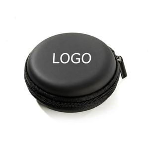 Étui de transport et de rangement de qualité supérieure, sacoche, housse, promotion la moins chère, cadeau personnalisé, logo personnalisé, étui rigide à fermeture éclair pour écouteurs en EVA - Product Image 1