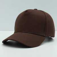 Casquette de baseball personnalisée par le fabricant, style sportif, 5 panneaux, cadre en K, logo brodé 3D, visière incurvée bicolore, unisexe, 100% coton