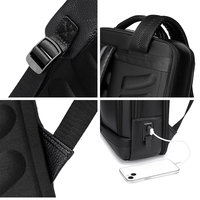 Sac à dos professionnel pour ordinateur portable de haute qualité avec compartiment indépendant pour ordinateur portable, USB Type-C, pour le bureau et l'usage quotidien
