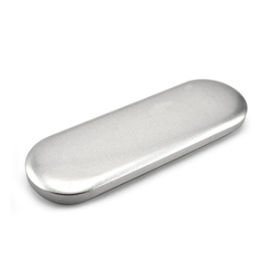 Stock rectangular tinplate Processing Box Dental tools Storage Packaging Brush acne flip top small gift box