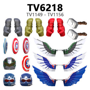 TV6216-6218 Bucky Falcon Red-Hulk Ruth Steve rogers ซูเปอร์ฮีโร่ภาพยนตร์มินิรวบรวมบล็อกสร้างพลาสติกสำหรับเด็กของขวัญของเล่น - Product Image 2