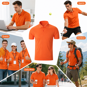 Polo de Malla de Secado Rápido, Transpirable, Manga Corta, con Logotipo Personalizado, Uniforme Deportivo Corporativo, <span class=keywords><strong>Golf</strong></span> OEM - Product Image 3
