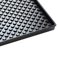 Plaque de cuisson antiadhésive double en alliage d'aluminium de qualité alimentaire pour gaufres