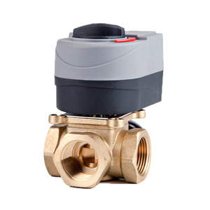 วาล์วผสมไฟฟ้าจากโรงงานโดยตรง ตัวกระตุ้นแบบสามทางสำหรับระบบทำความร้อนใต้พื้น อะไหล่ระบบปรับอากาศ - Product Image 1