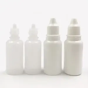 Flacon compte-gouttes compressible 5ml 10ML 15ML 20ml flacons de goutte en plastique PE pour les yeux liquides vides