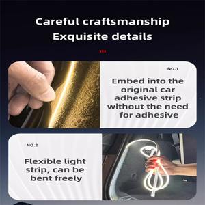 Pour Audi A4 A6 <span class=keywords><strong>12V</strong></span> <span class=keywords><strong>LED</strong></span> barre lumineuse de coffre arrière voiture intérieur lumières ambiantes atmosphère <span class=keywords><strong>Camping</strong></span> Boot Room lampe Auto coffre <span class=keywords><strong>bande</strong></span> lumineuse - Product Image 4