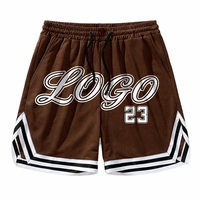 Shorts de basketball pour hommes OEM en toile, mi-élastiques, séchage rapide, respirants, imperméables, écologiques, professionnels, haute qualité