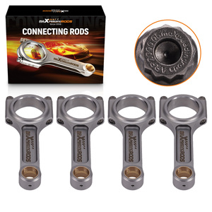 MaXpeedingrods 4x Bielle Forgiate a I per Honda Civic CRX D16 Serie D 137mm - Product Image 1