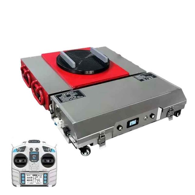 Remote Control Electric Machine Mover Dolly 10-50 Ton Heavy Duty Industrial Transfer Skate for Factory Workshop Use