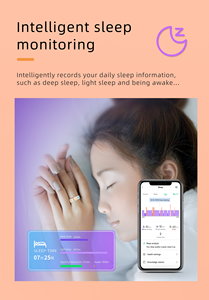 New Arrival Men's Women's Smart Ring Ip68 Waterproof Sleep Tracker Heart Rate Fitness 3-5 Days Battery Life App <strong>Control</strong> - Product Image 6