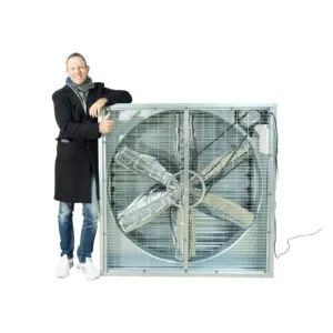 Linear Actuator Animal Husbandry Equipment Powered Ventilation Fan Industrial Pig Barn Exhaust Fan