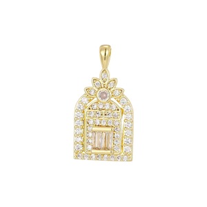 Pendentif Collier Zircon Happiness Gate 2026 Nouvelle Tendance Luxe Léger Petit Design pour Hommes et Femmes - Product Image 5