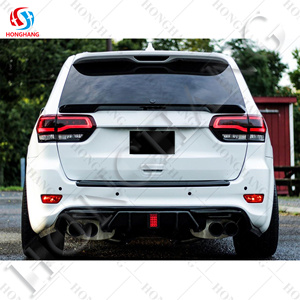 Chaoshenghang Autopartes, Parachoques Trasero RR para <span class=keywords><strong>Jeep</strong></span> <span class=keywords><strong>Grand</strong></span> <span class=keywords><strong>Cherokee</strong></span> <span class=keywords><strong>SRT</strong></span>, Difusor Trasero 2014-21, Kit de Carrocería - Product Image 2