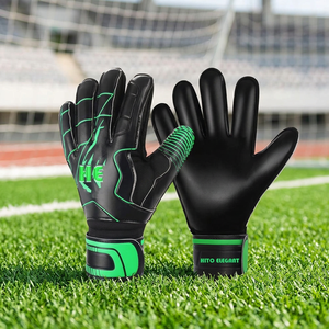 Guantes de Portero de Fútbol de Látex Alemán Profesional de 4 mm, Palma con Impresión por Sublimación, Látex de Contacto, Gran Venta - Product Image 2