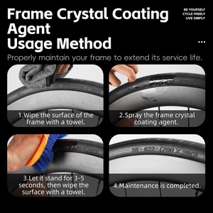 WEST BIKING-Cadre de vélo brillant, 200ml, agent de revêtement en cristal, équipement d'<span class=keywords><strong>entretien</strong></span> pour vélo de route et de montagne - Product Image 3