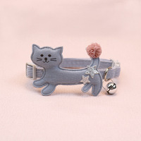 Nouveau collier pour animaux de compagnie 2026 en cordon de laine avec nœud et clochette, collier pour chat et chien, accessoires pour animaux de compagnie