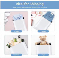 Sacs d'expédition en PE en gros d'usine, stock en vrac, sacs de courrier personnalisés avec logo, imperméables et résistants aux déchirures pour la logistique e-commerce