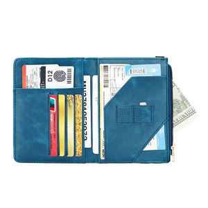 ファッションシンプルパスポートホルダー財布PUレザーケースポータブルRFIDパスポート保護ホルダー旅行多機能カード<span class=keywords><strong>Ca</strong></span> - Product Image 4