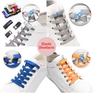 Lacets élastiques pour baskets, lacets plats sans nœuds, lacets de loisirs pour hommes et femmes, lacets pour baskets - Product Image 1