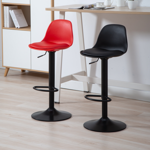 Modern Simple PU <b>Leather</b> <b>Bar</b> <b>Stool</b> Lift Chair Swivel High <b>Stools</b> for Home and Living Room Commercial Use - Product Image 4