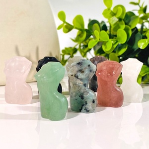 Venta al por mayor de cristal de imagen femenina desnuda mujer cuerpo cristales piedras curativas modelo femenino para la decoración del hogar - Product Image 6