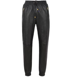 Custom 100% Genuine Black Nappa <b>Leather</b> <b>Men</b>’s <b>Trousers</b> Custom Color Private Label OEM Supply Premium Grade - Product Image 1