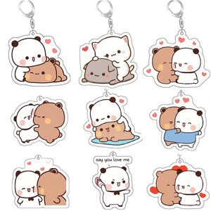 Llavero de Acrílico Personalizado con Diseño de Dibujos Animados y Anime en 2D, Colgante de Acrílico Termoadhesivo - Product Image 2