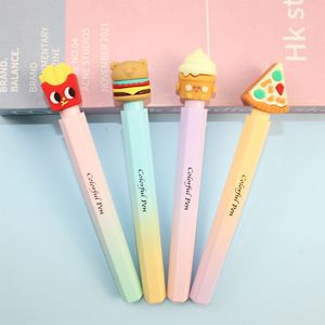 Bolígrafo <span class=keywords><strong>de</strong></span> <span class=keywords><strong>Gel</strong></span> Borrable <span class=keywords><strong>de</strong></span> Plástico Kawaii, Diseño <span class=keywords><strong>de</strong></span> Dibujos Animados para Niños, Hamburguesa, Dinosaurio, Degradado, Cabezal <span class=keywords><strong>de</strong></span> Modelado <span class=keywords><strong>de</strong></span> Software, Creativo, Bronceado, Cristal - Product Image 1
