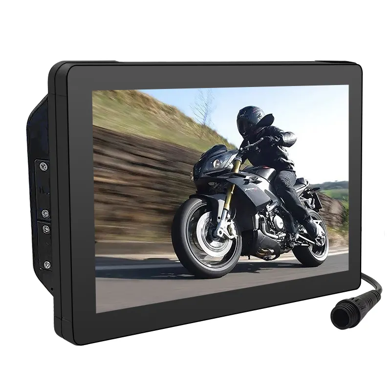 7 Inch Waterdichte Motorfiets Gps Navigatie Motor Fiets Draagbare Draadloze Carplay Gps Navigator