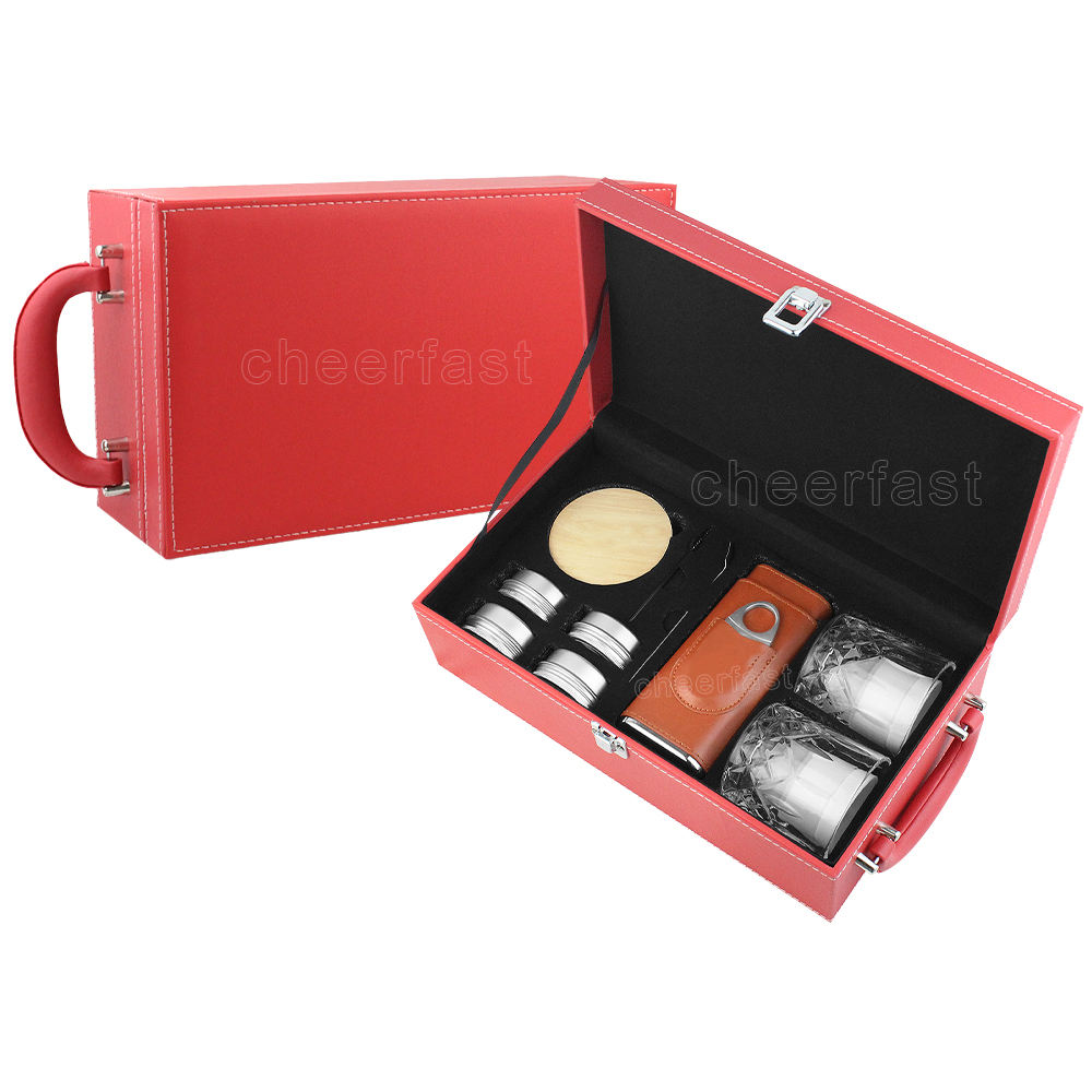 Red PU Leather Gift Box