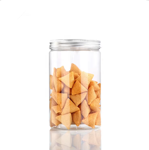 Wholesale Bulk Clear PET Airtight <b>Jar</b> 100ml 200ml 300ml 500ml Empty Custom Logo Pet Food Nut Storage Container - Product Image 4