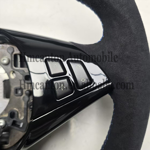 Volante Deportivo de Fibra de Carbono Forjado de Alta Calidad con Cubierta de Alcántara para BMW E60 2007 - Product Image 3