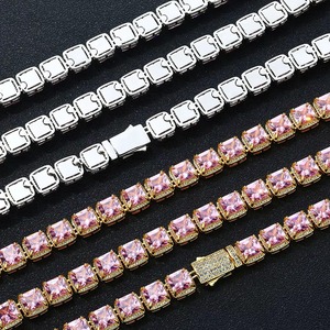 Chaîne en Moissanite plaquée or 18 carats certifiée GRA haut de gamme, en argent sterling 925, collier Hip Hop personnalisé Iced Out Bling, passe le testeur - Product Image 6