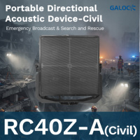 Dispositif Acoustique à Longue Distance (LDAD) pour Opérations de Secours, avec Notification Précoce Vocale, Console de Télécommande Réseau TCP/IP et Centre de Coordination