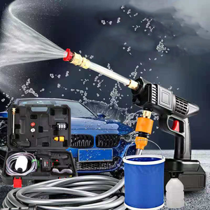 Laveuse de voiture sans fil <span class=keywords><strong>haute</strong></span> <span class=keywords><strong>pression</strong></span> compacte 21V à batterie lithium, directement de l'usine - Product Image 4