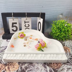 Moules de coulée en résine faits à la main pour bricolage ornements décoratifs Ins Style Silicone Piano plateau moule X0328 - Product Image 6