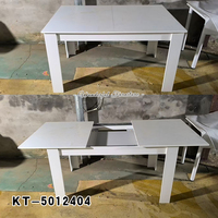 Table à manger contemporaine 6 places Table à manger extensible en bois