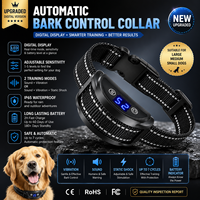 PD 259B Automatisches Anti-Bell-Halsband für Hunde mit Digitalanzeige, Ton-, Vibrations- und Statischen Modi
