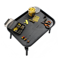 Mesa de Pesca de Plástico Ligera para Carpa y Pesca de Fondo con Soporte para Cebo