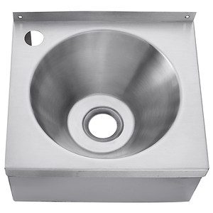 Évier mural compact carré en acier inoxydable SS304, lavabo durable en acier inoxydable avec crédence pour camping-car, <span class=keywords><strong>caravane</strong></span> et petite <span class=keywords><strong>salle</strong></span> <span class=keywords><strong>de</strong></span> <span class=keywords><strong>bain</strong></span> - Product Image 1