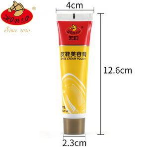 Cirage pour chaussures femme OEM 30g Tube plastique Nourrissant & Adoucissant Crème noire Cirage pour chaussures en <span class=keywords><strong>cuir</strong></span> - Product Image 4