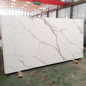 Encimera de Cuarzo Blanco Calacatta Fiorina Goldtop Modern 5125, Piedra Decorativa para Hogar, Cocina y Baños, para Villas, OEM/ODM - Product Image 1