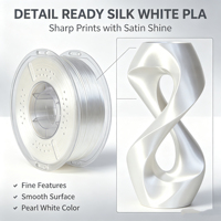 MEIJIMEI Filamen PLA Sutra 1.75mm Kecepatan Ultra Tinggi Hasil Halus Mengkilap untuk Printer 3D FDM Guangdong Cutting 1kg